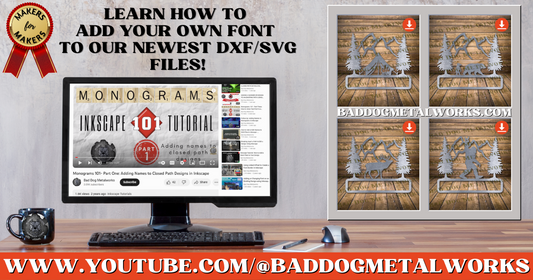 How to Add Your Own Font to Our Newest DXF and SVG Files