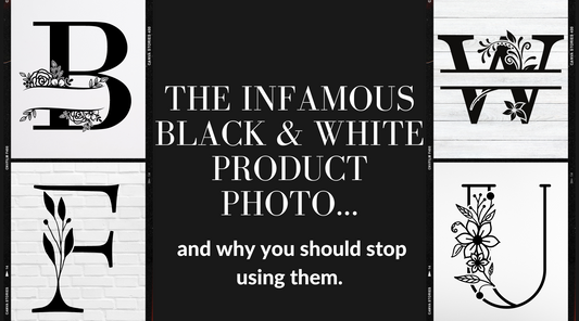 Black and White Product Photos