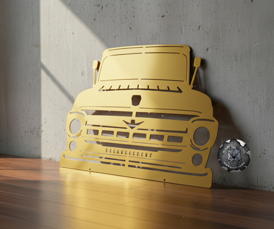 1957 Ford Pickup Truck Metal Art