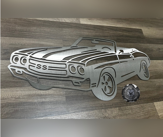 1970 Chevelle SS Convertible Metal Art