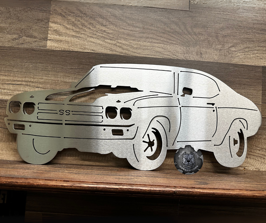 1970 Chevrolet Chevelle SS Metal Art