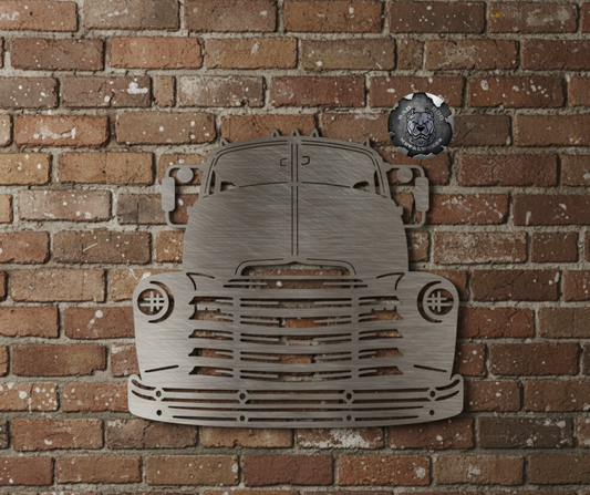 1948 Chevrolet COE Front End Metal Art