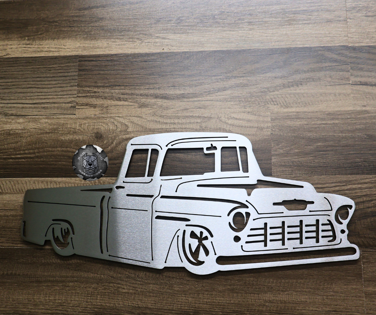 1955 Chevy Cameo Metal Art