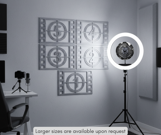 Five Piece Film Countdown Strips