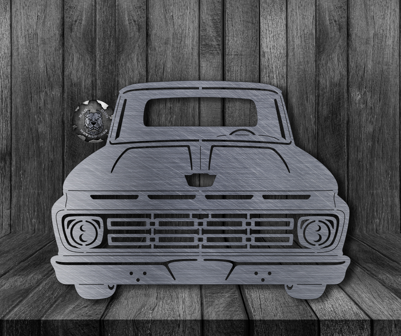 1961 Ford Pickup Truck Metal Art