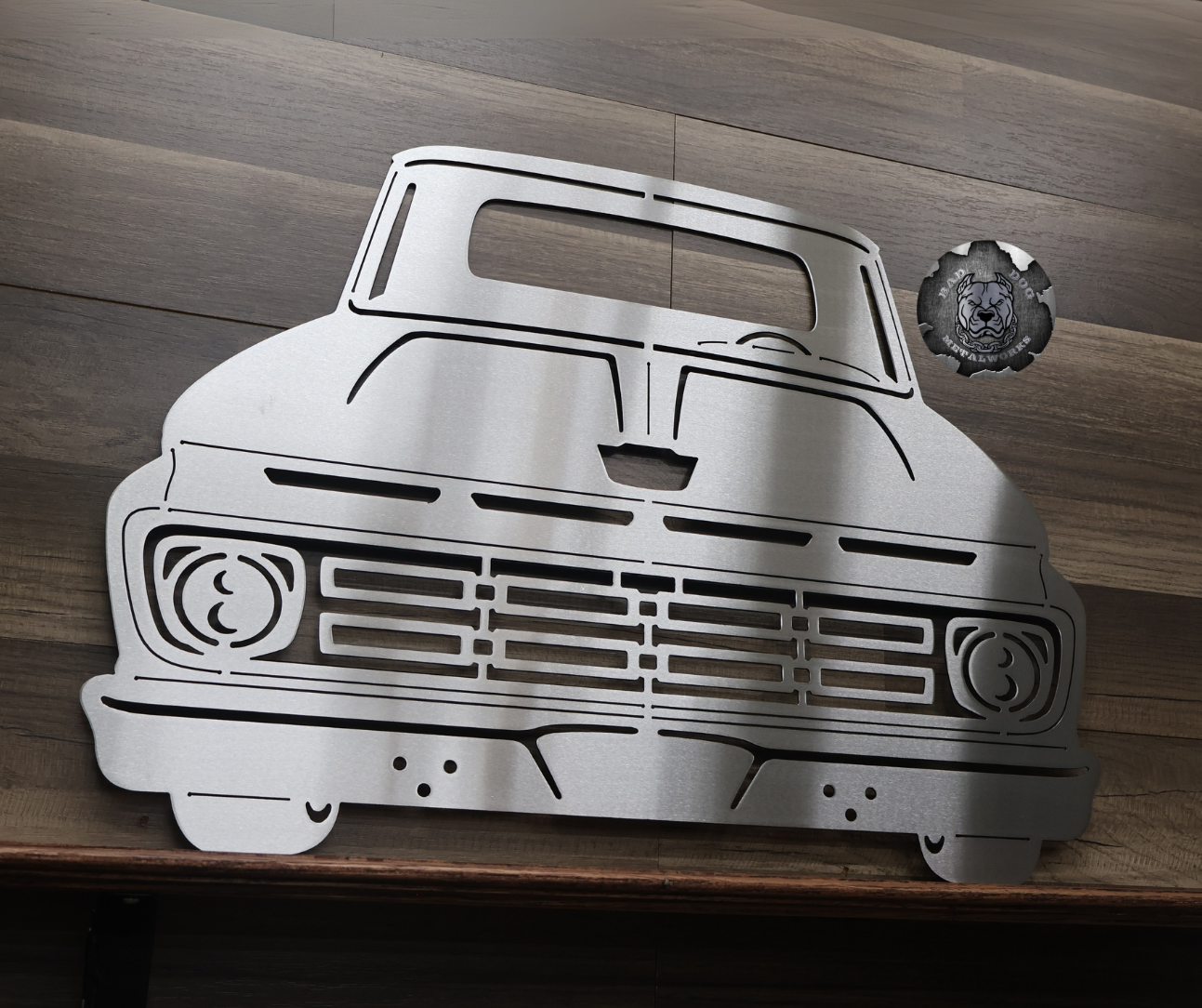 1961 Ford Pickup Truck Metal Art