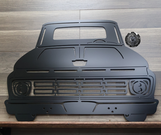 1961 Ford Pickup Truck Metal Art