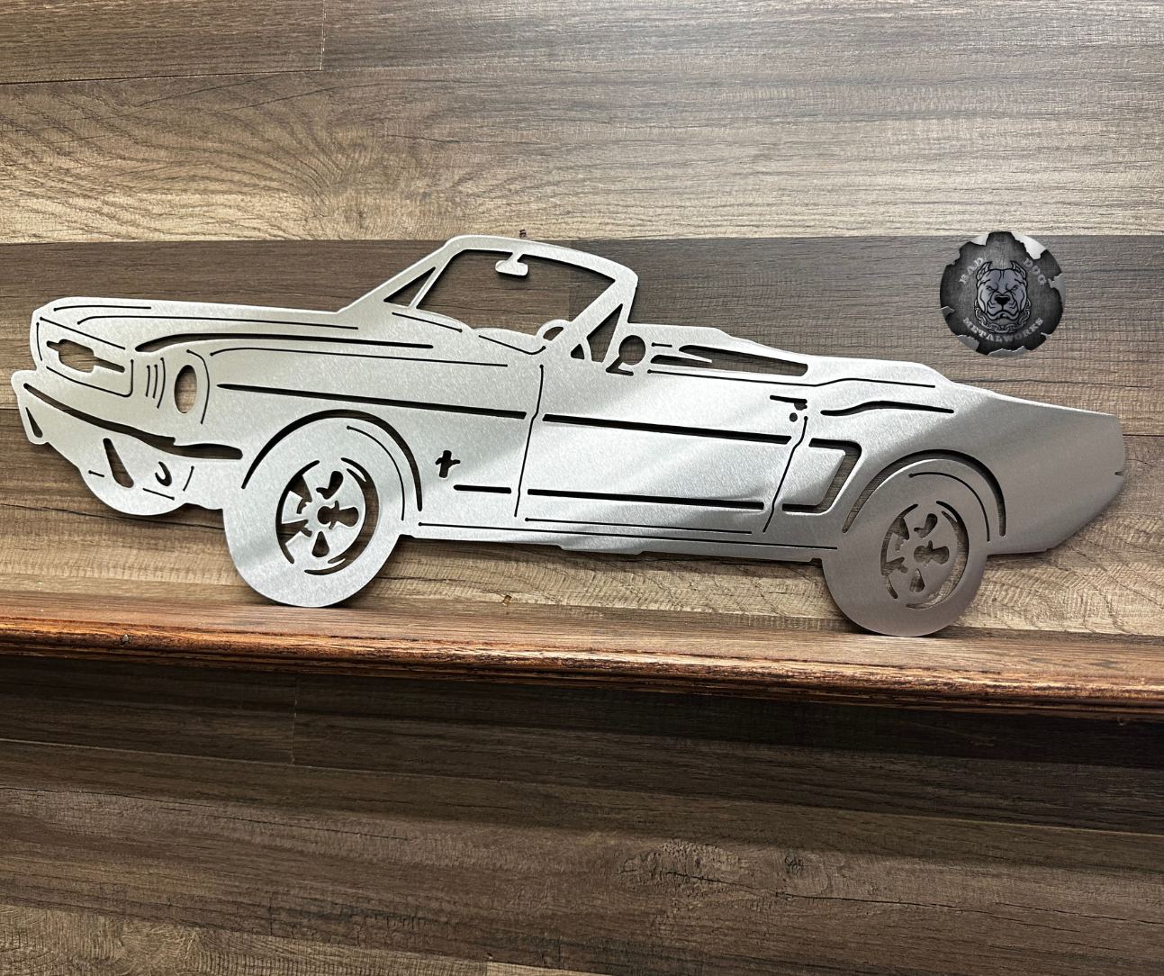 1965 Mustang Convertible Metal Art