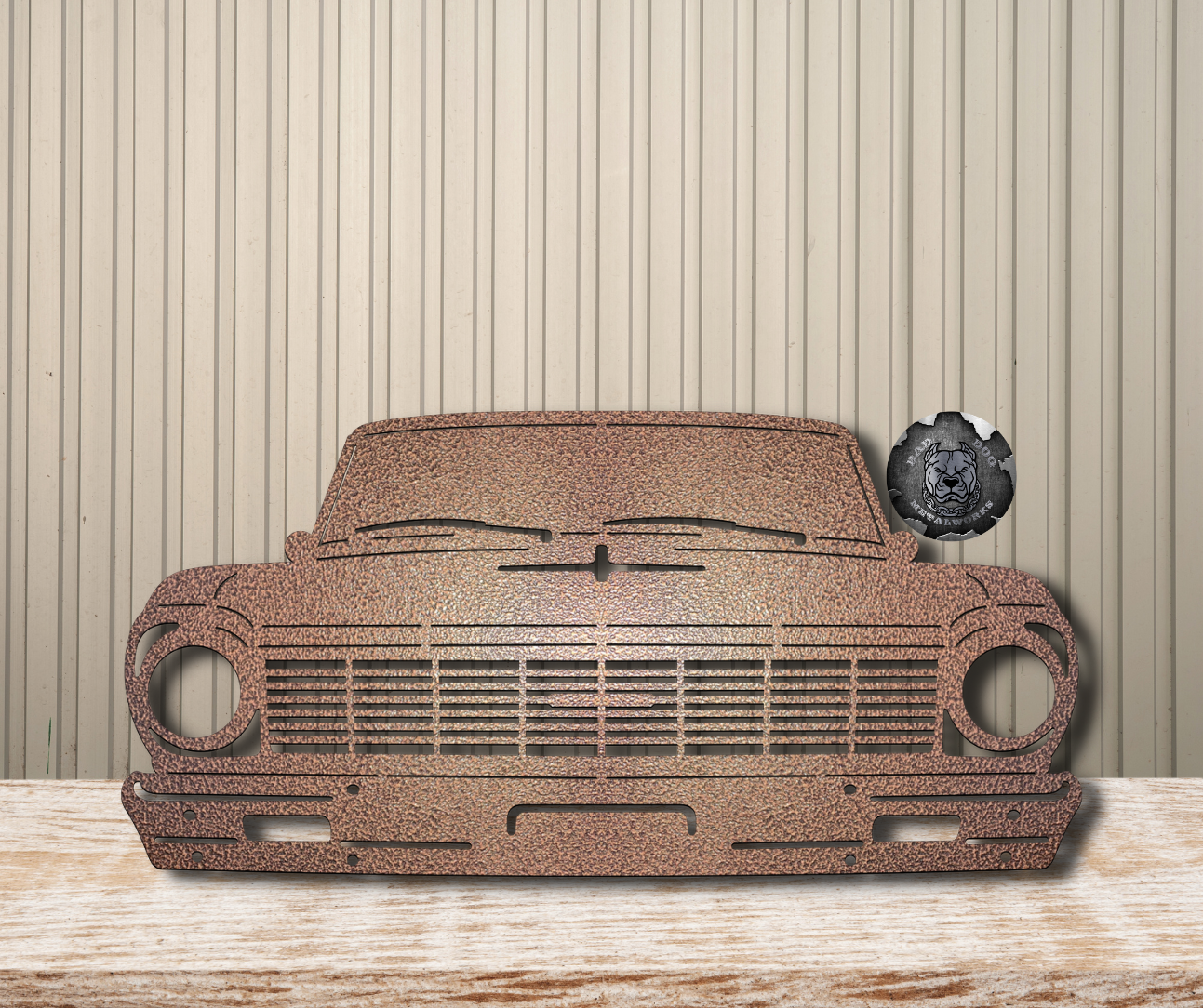 1965 Chevrolet Nova Front End Metal Art