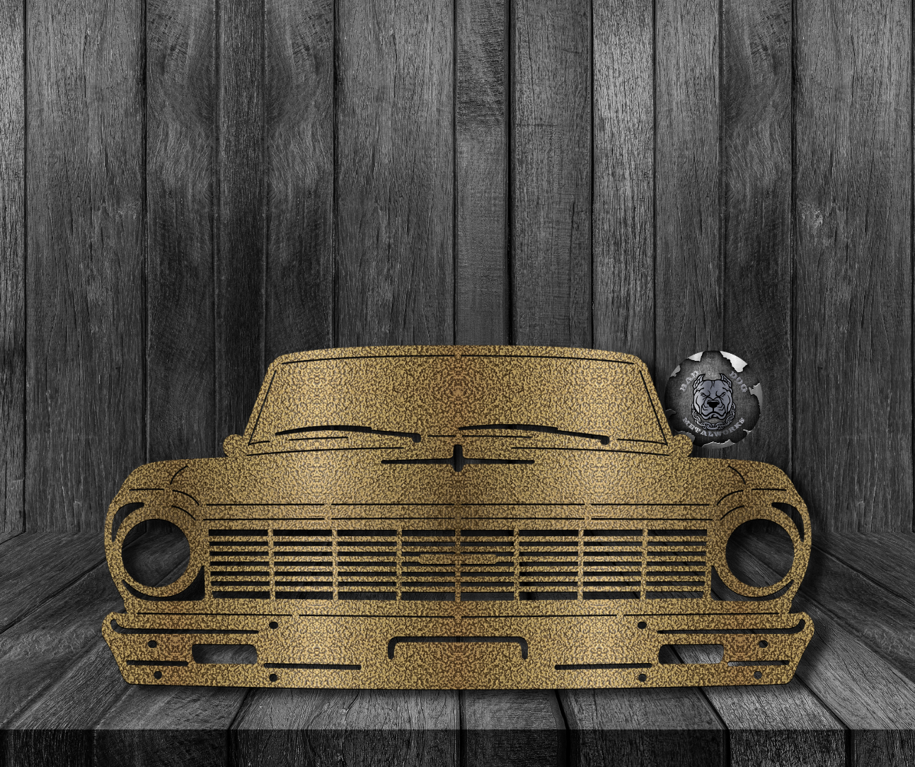 1965 Chevrolet Nova Front End Metal Art