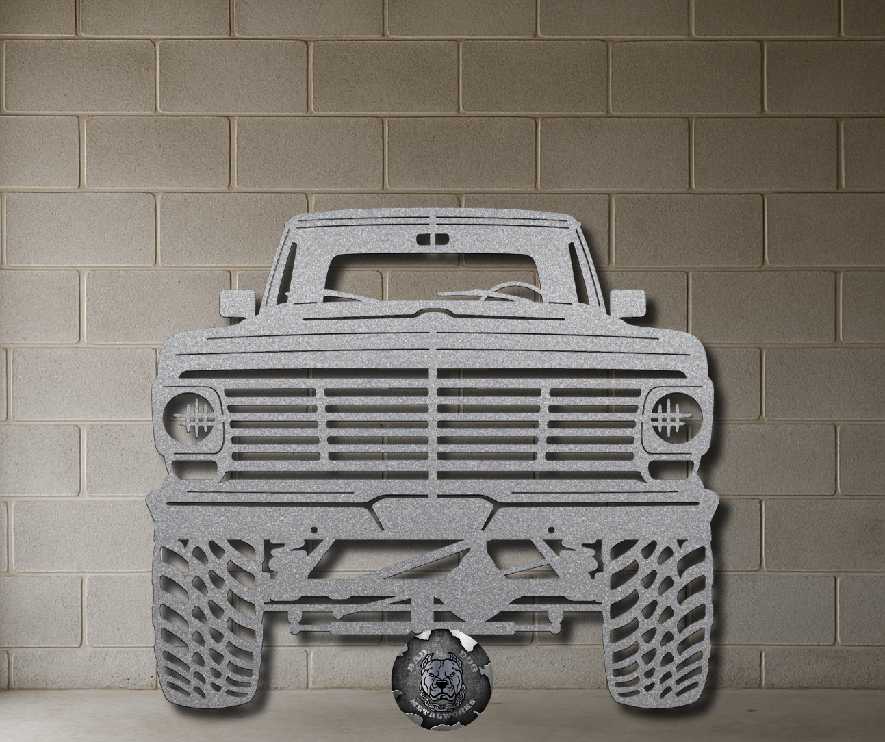 1967 Ford 4x4 Pickup Truck Metal Art