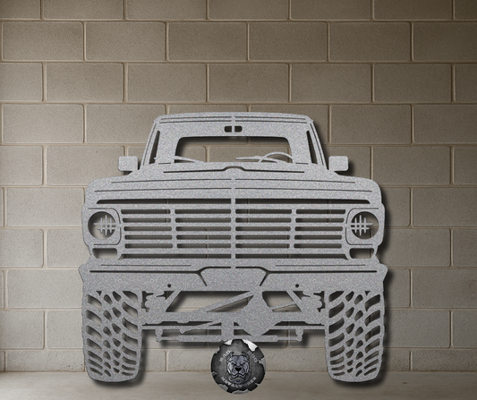 1967 Ford 4x4 Pickup Truck Metal Art