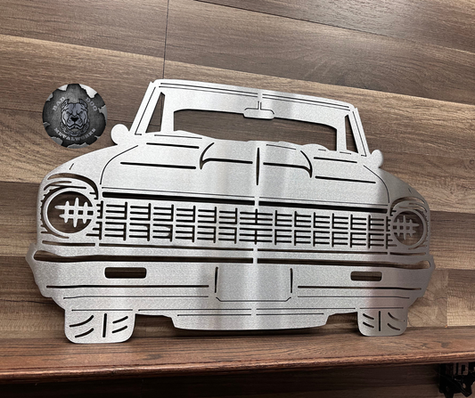 1967 Chevy Nova Front End Metal Art