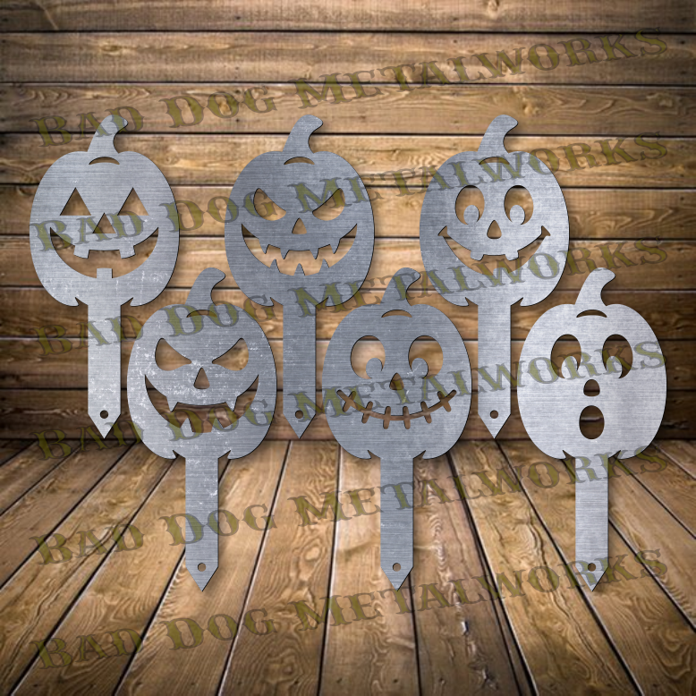 Halloween Pumpkin Stake Bundle - Dxf and Svg