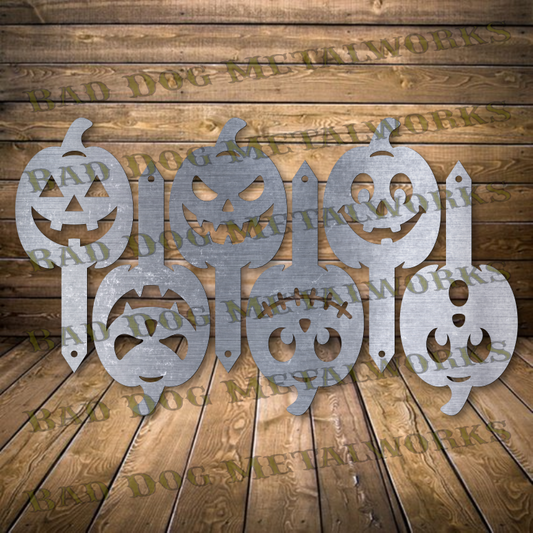 Halloween Pumpkin Stake Bundle - Dxf and Svg