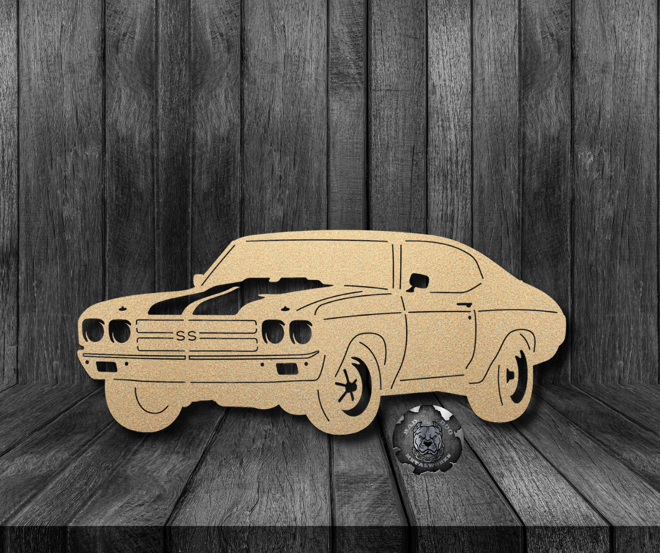 1970 Chevrolet Chevelle SS Metal Art