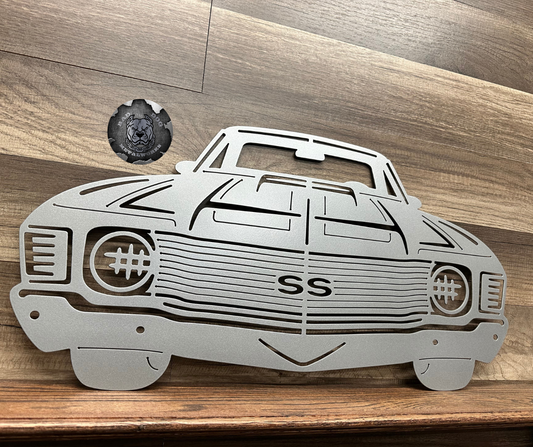 1971 Chevy El Camino Front End Metal Art