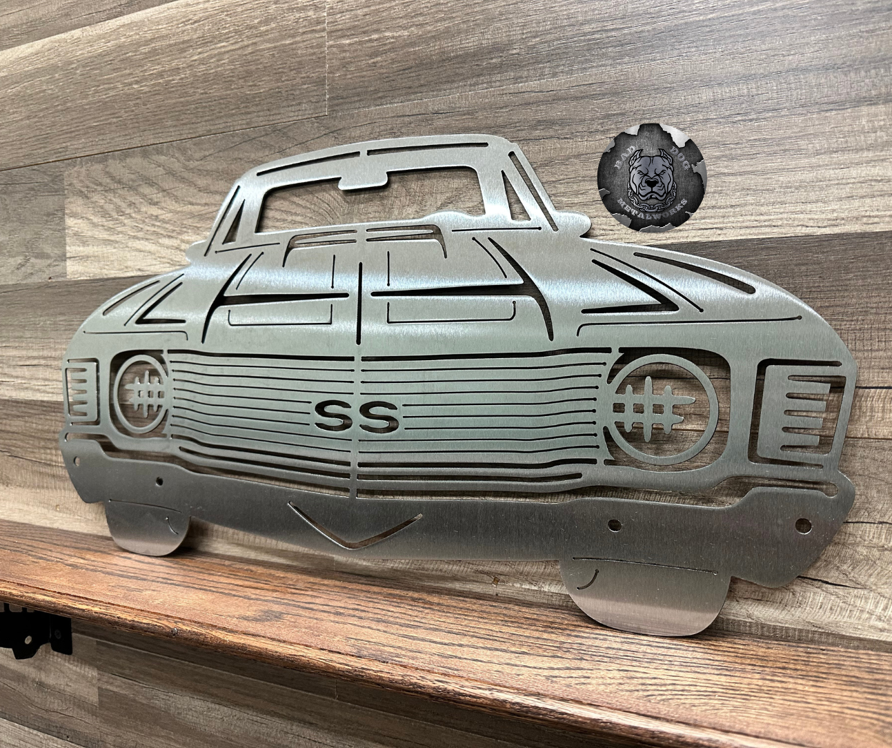 1971 Chevy El Camino Front End Metal Art