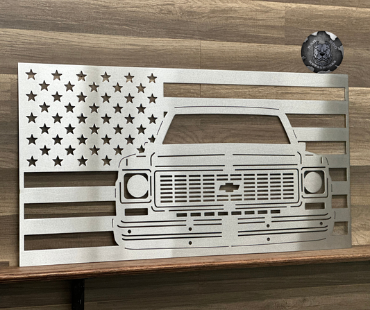 1974 Chevy C10 American Flag