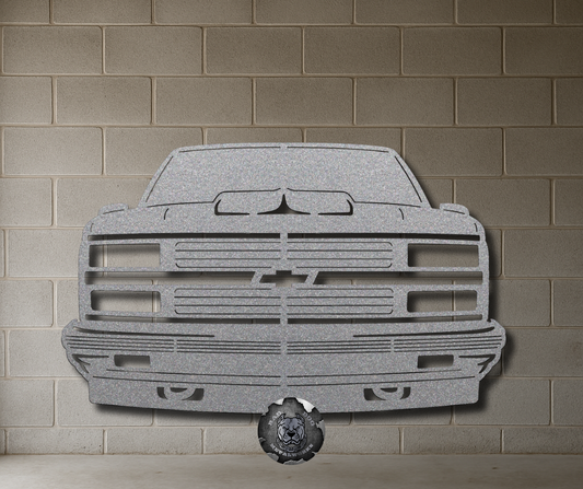 1998 Chevy Silverado Front End Metal Art