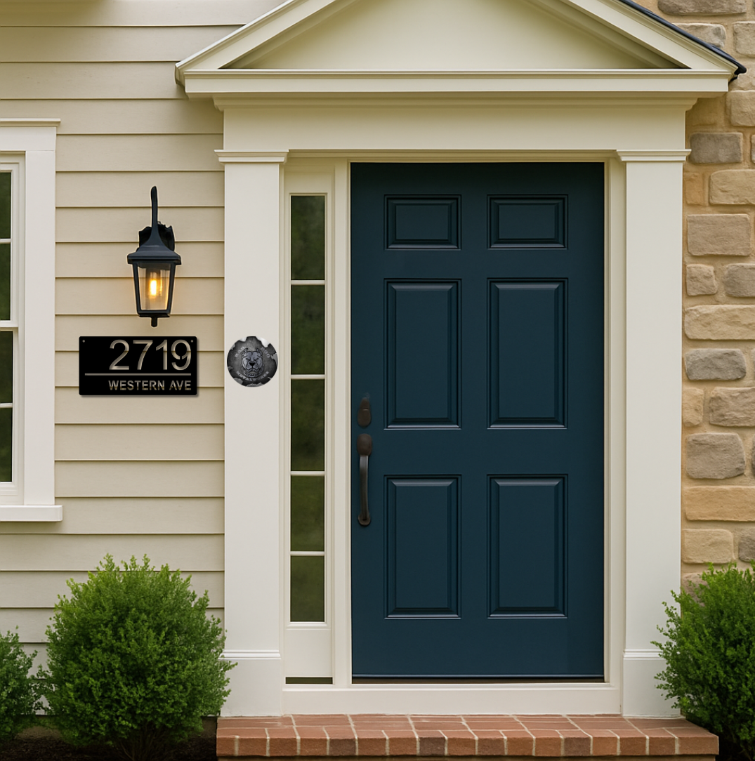 Simple Address Plaque