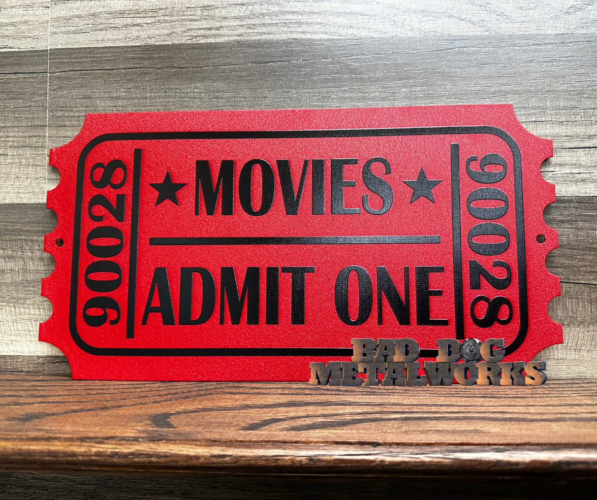 Admit One Movie Ticket