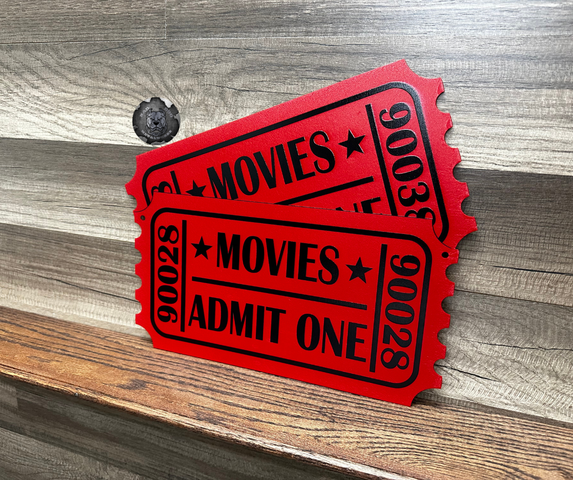 Admit One Movie Ticket