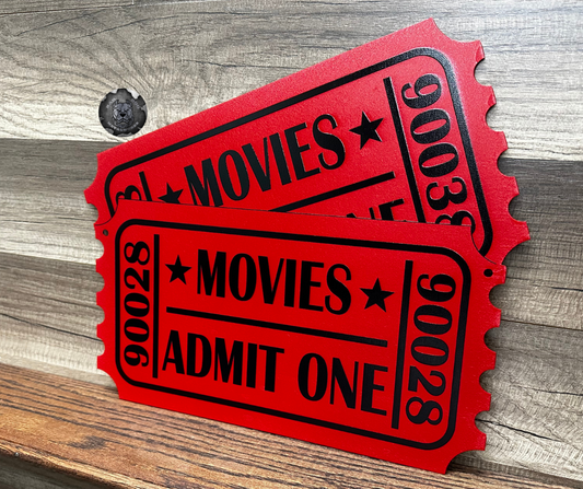 Admit One Movie Ticket
