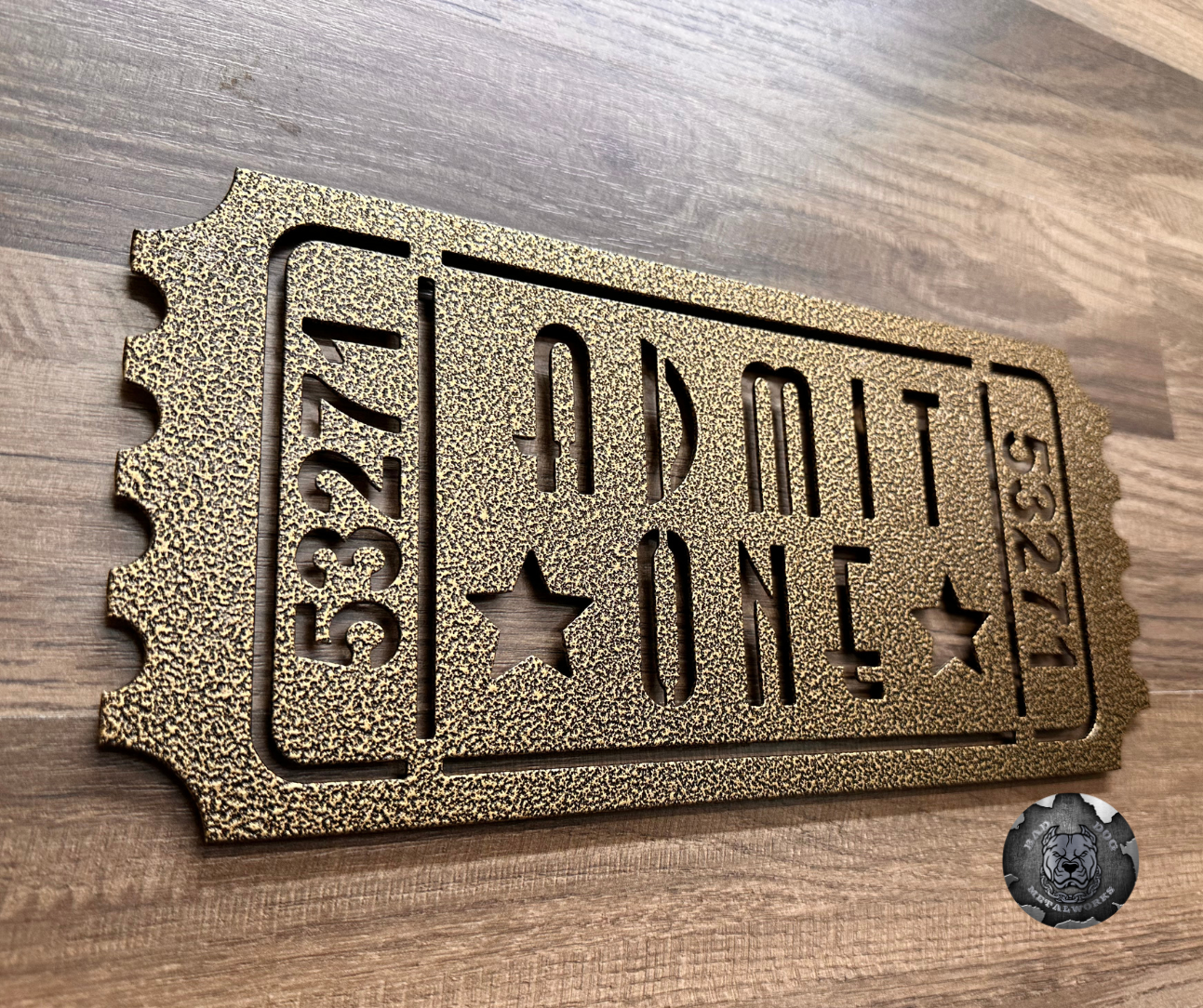 Admit One Retro Movie Ticket