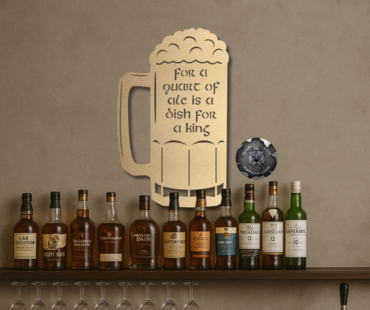 For a Quart of Ale is a Dish for a King Shakespeare Beer Stein