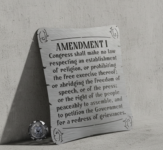 First Amendment Scroll
