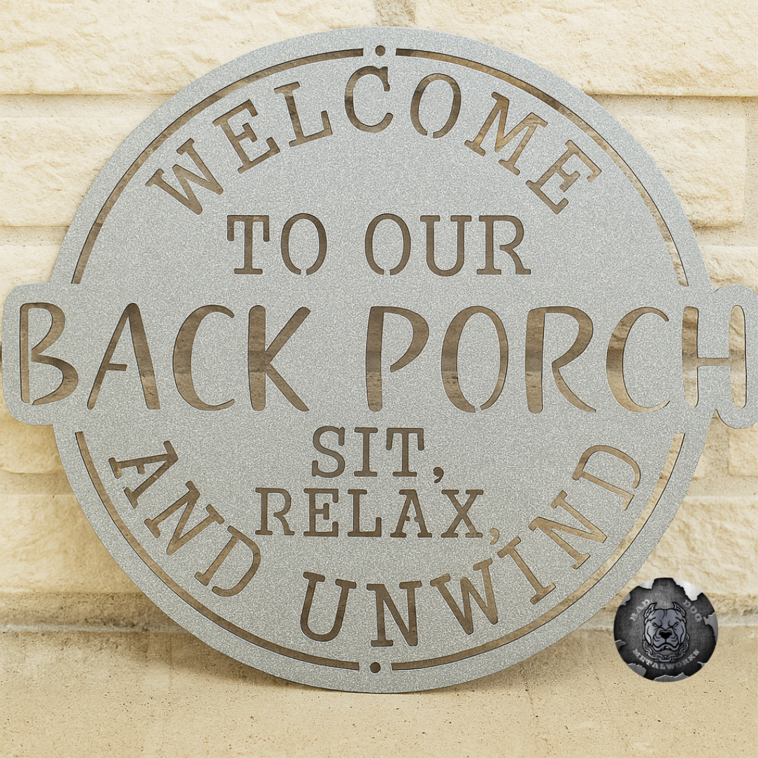 Welcome To Our Back Porch; Sit, Relax, and Unwind