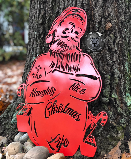 Tattooed Bad Santa
