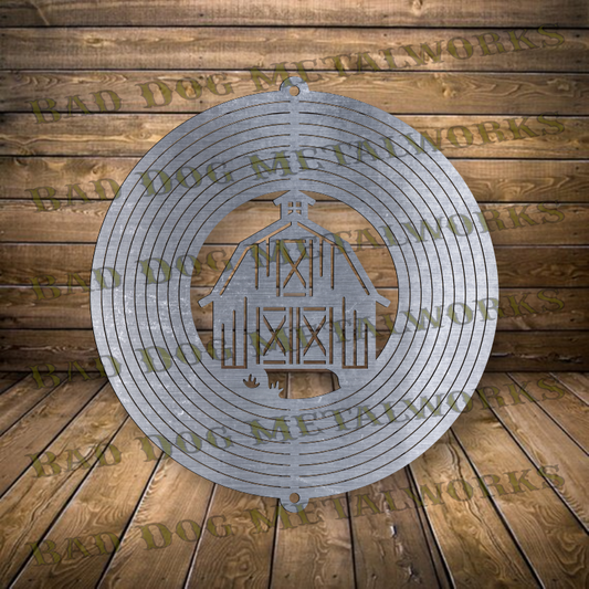 Barn Wind Spinner - Svg and Dxf