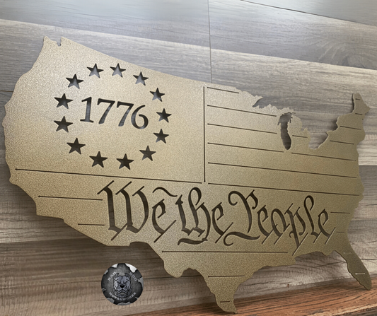 Betsy Ross We the People U.S. Outline