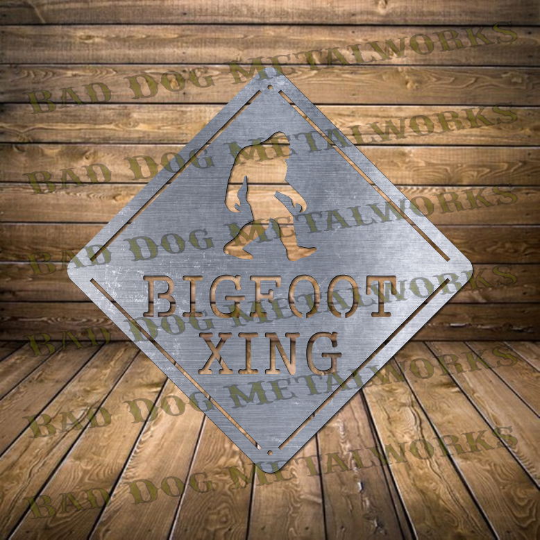 Bigfoot Xing - Dxf and Svg