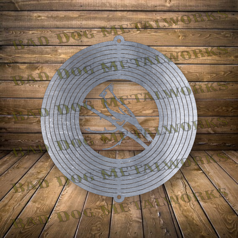 Cardinal Wind Spinner - Svg and Dxf