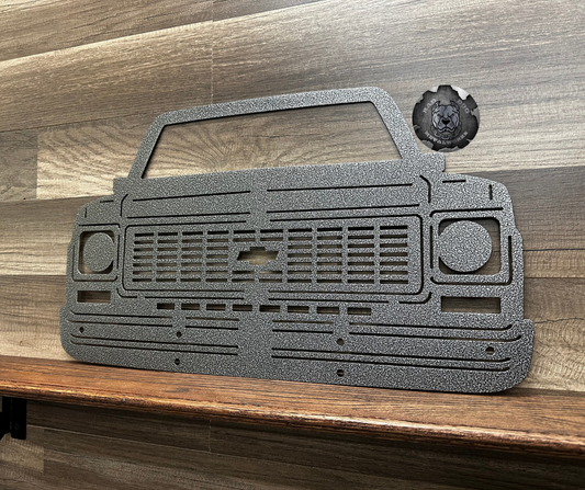 Chevy C10 Front End Metal Art