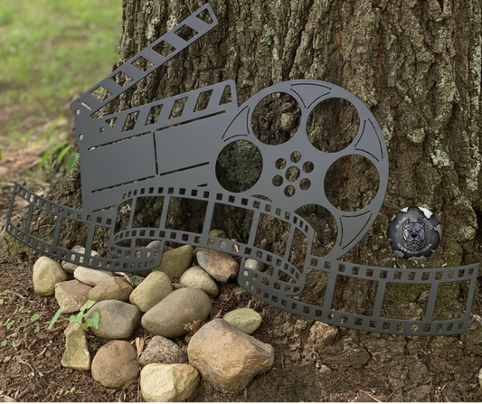 Clapboard and Filmstrip