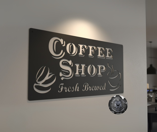 Coffee Shop Fresh Brewed