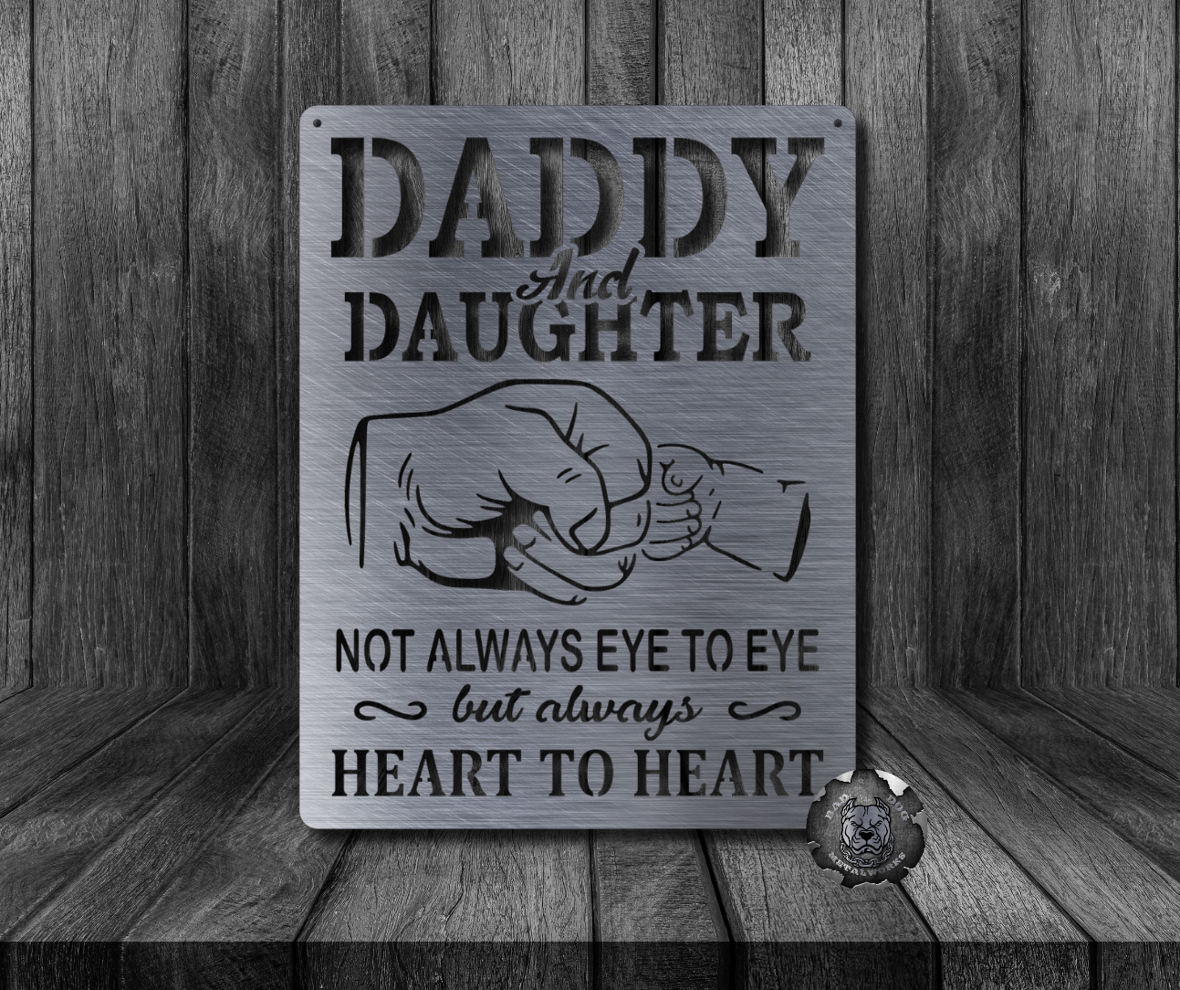 Daddy and Daughter, Not Always Eye to Eye, But Always Heart to Heart