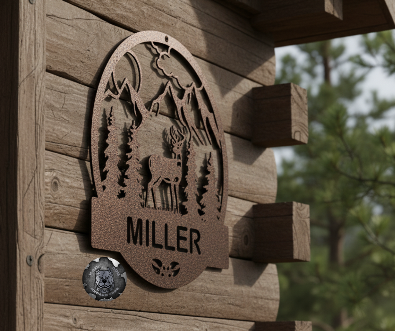 Deer Monogram