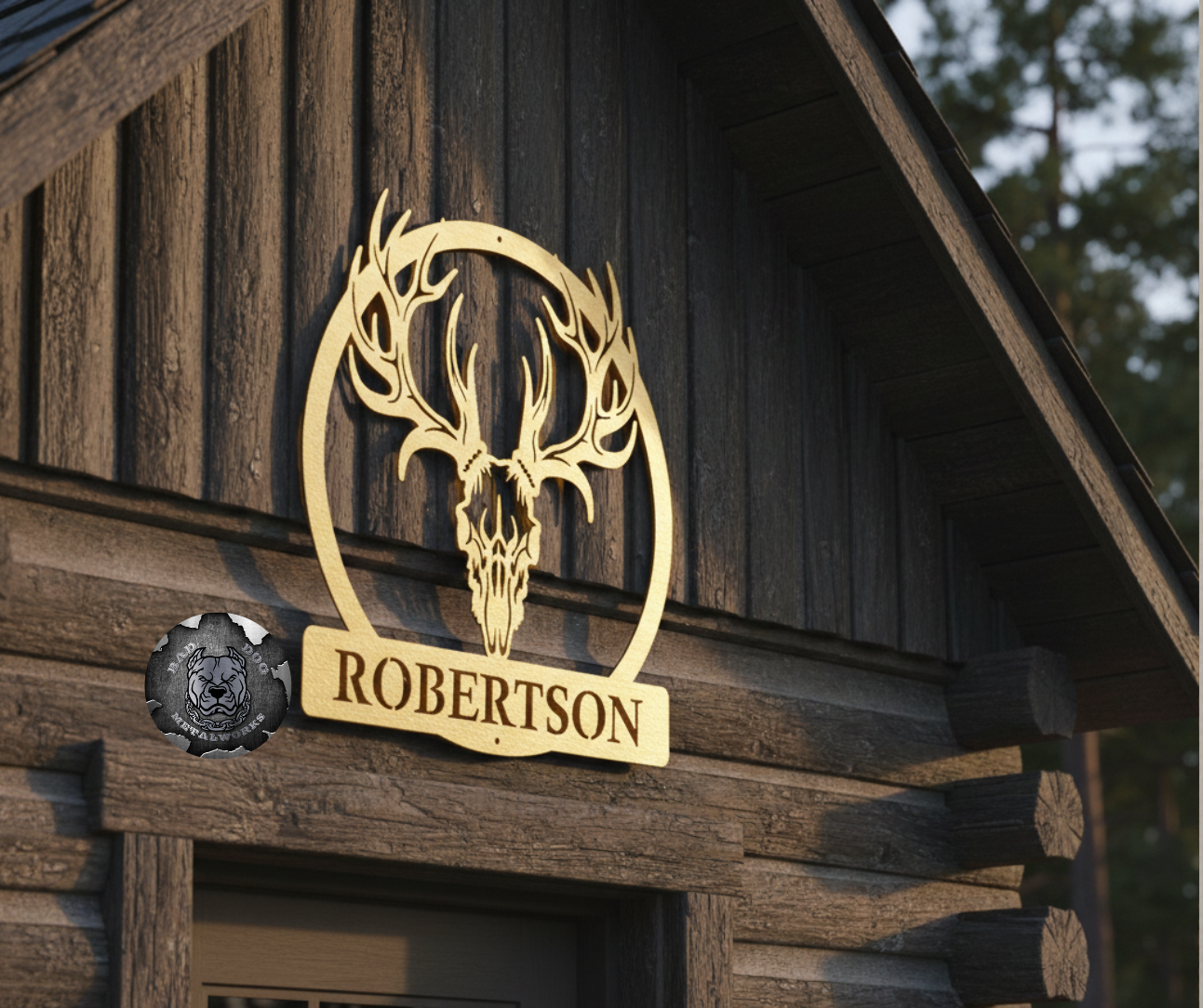 Deer Skull Monogram