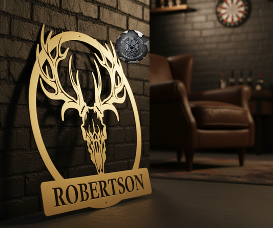 Deer Skull Monogram