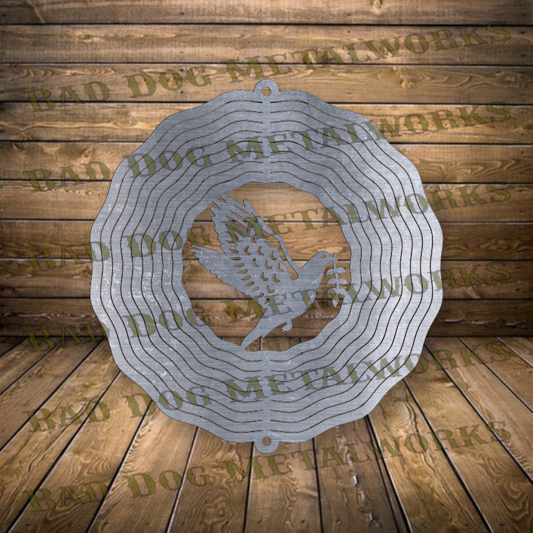 Dove Wind Spinner - Svg and Dxf