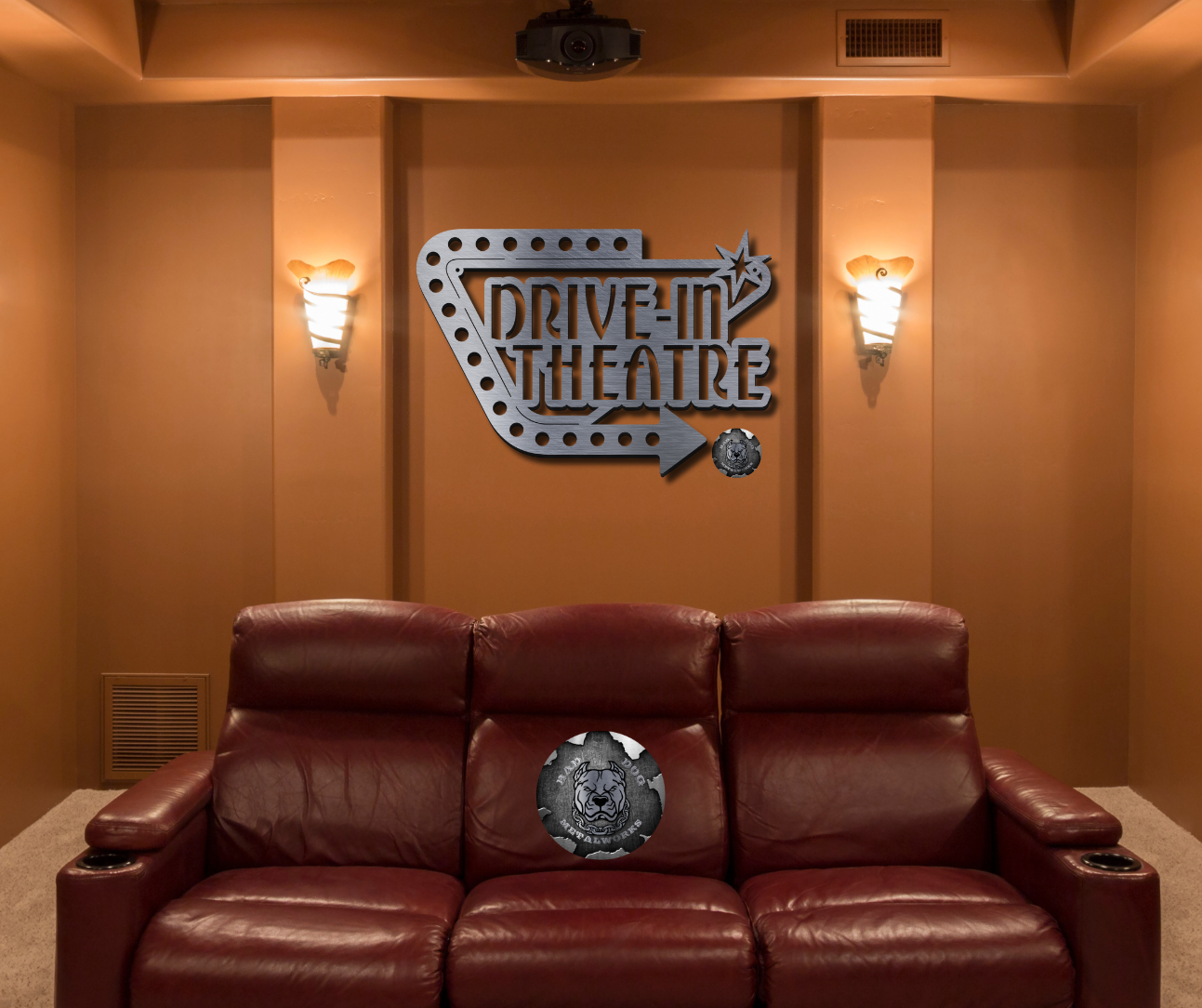 Retro Drive-In Theatre Sign
