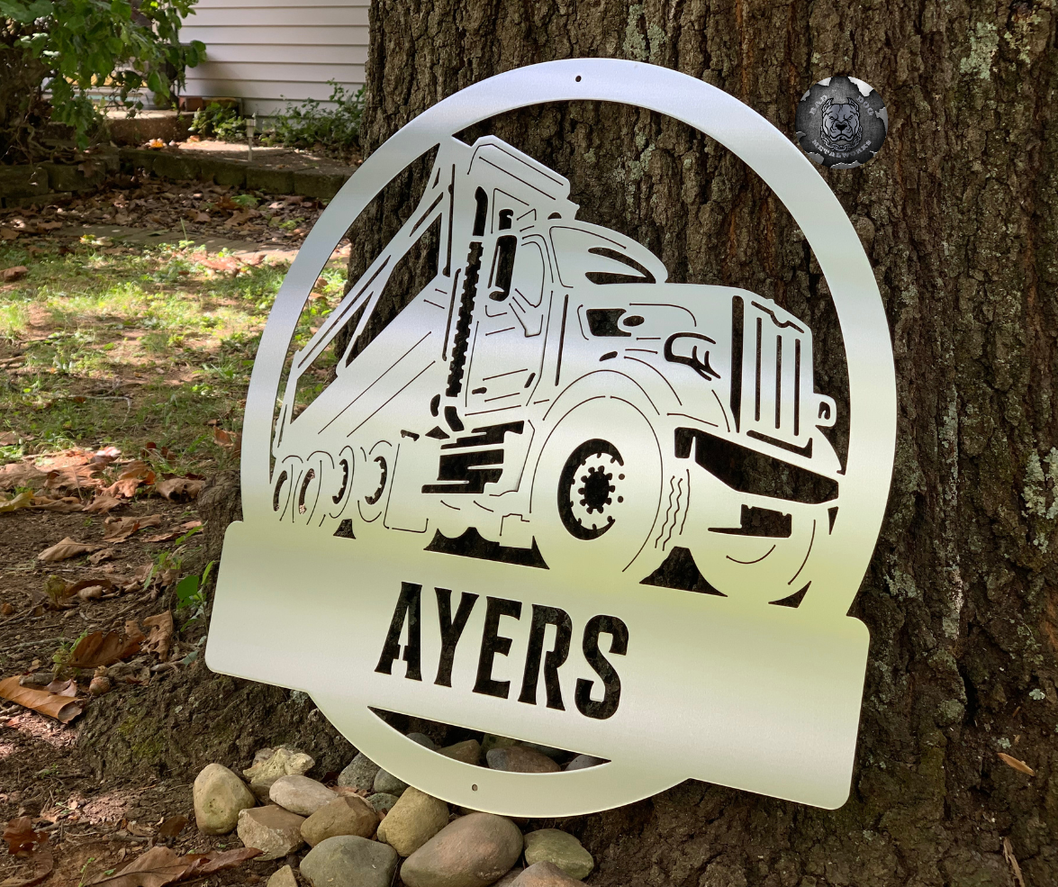 Dump Truck Monogram