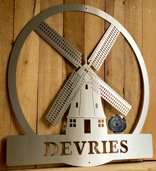 Dutch Windmill Monogram