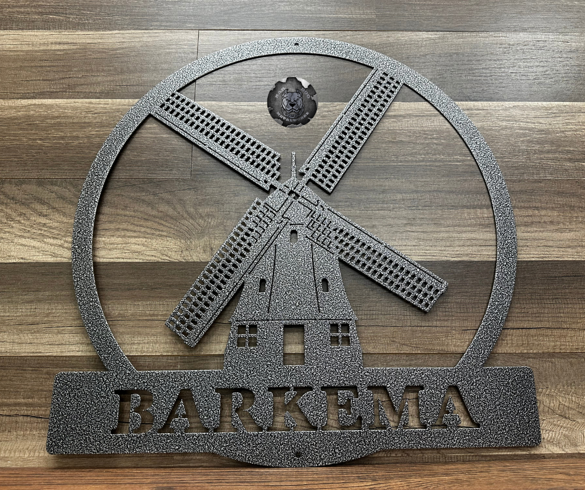 Dutch Windmill Monogram
