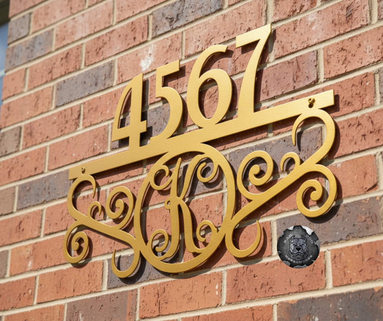 Elegant Address Monogram